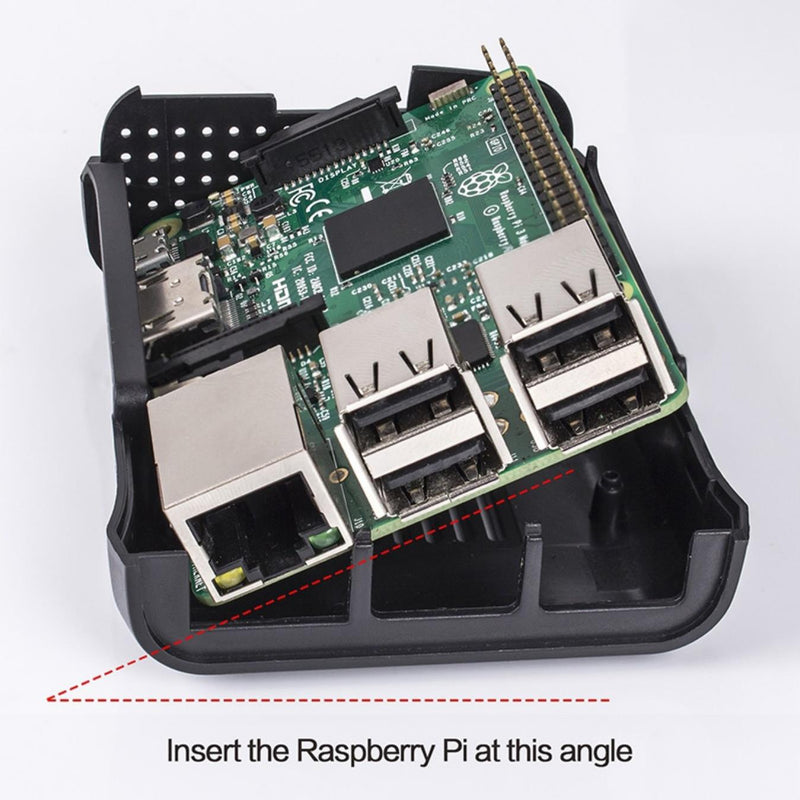 ABS Case w/ Fan for Raspberry Pi (2/3 & B+)