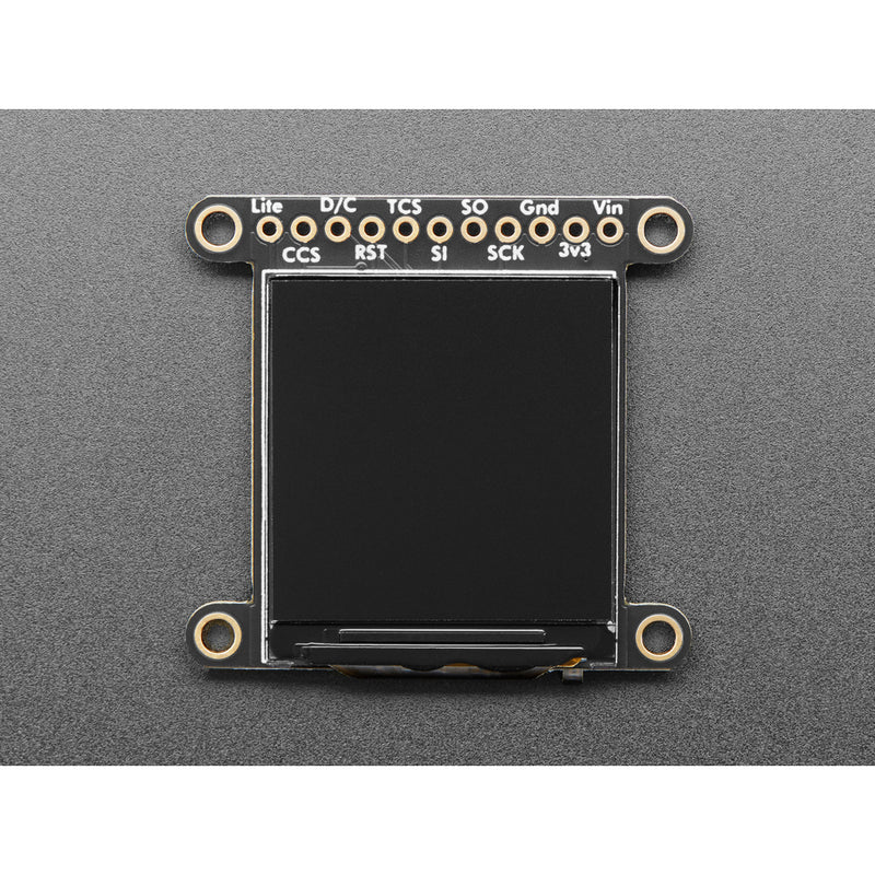 Adafruit 1.3 Inch 240x240 Wide Angle TFT LCD Display w/ MicroSD - ST7789