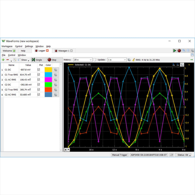 Analog Discovery Pro 3000 Series Portable High Res Oscilloscopes