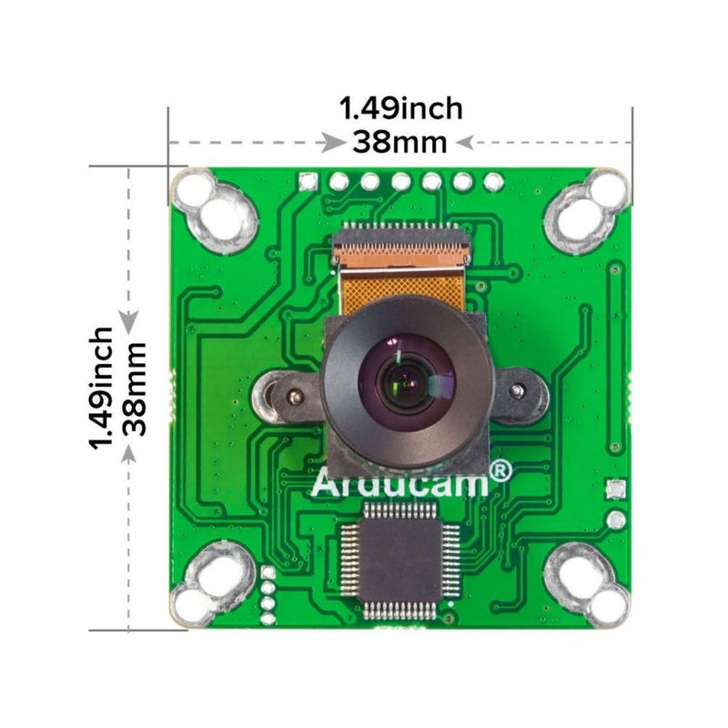 Arducam 2MP Global Shutter OG02B10 Color Camera Module Pivariety