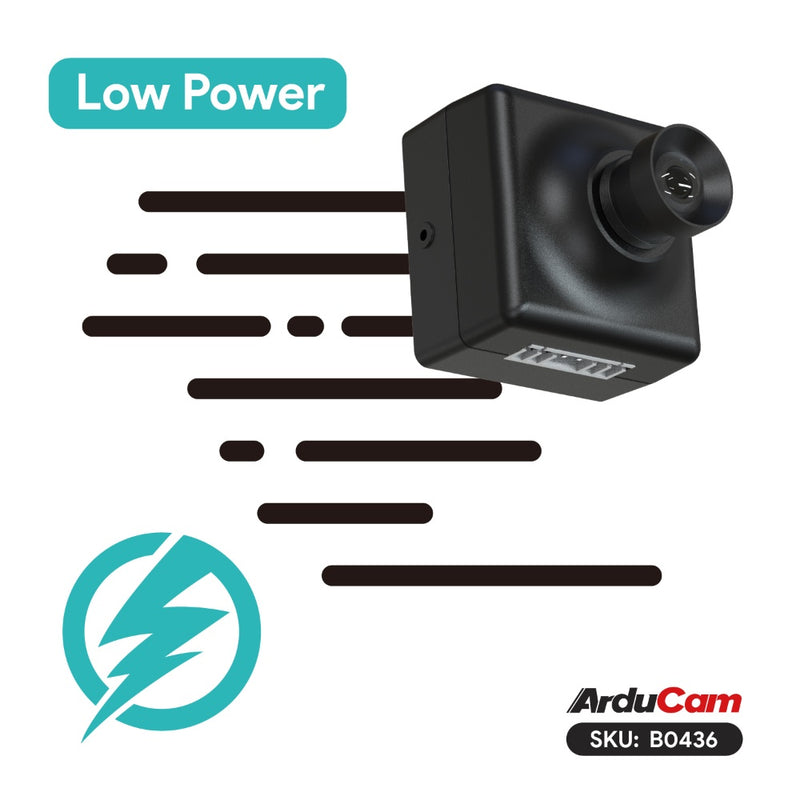 ArduCam Mega 5MP SPI Camera Module w/ M12 Lens for Any Microcontroller