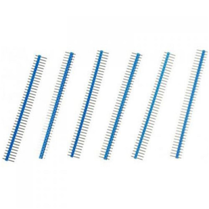 Break Away Blue Headers 40 Pins Straight (10pk)