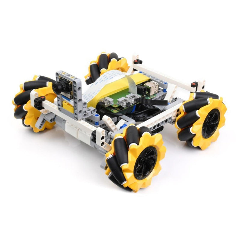 BuildMecar Smart Building Block Robot Kit-B, Mecanum w/ 5MP Camera