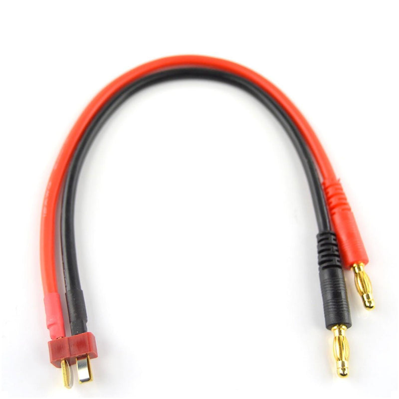 Charge Lead Banana Plugs to Deans Male Connector 250mm