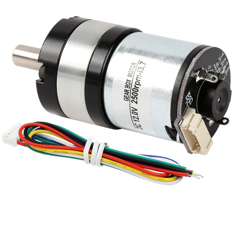 DC Planetary Geared Motor w/ Encoder Diameter 36mm  - 12V 345RPM