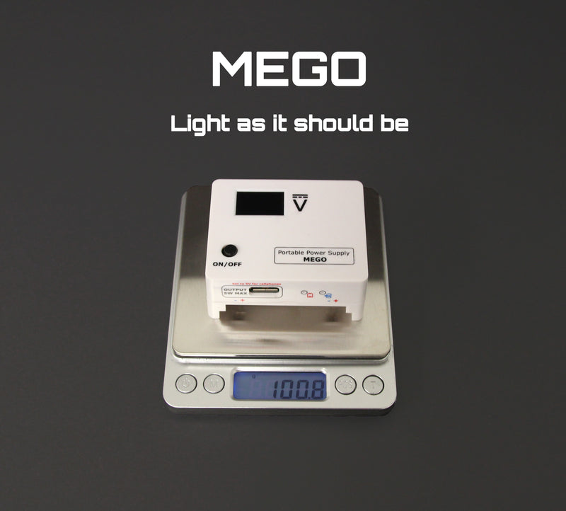 MEGO 4-24V Breadboard DC Rechargeable Power Supply