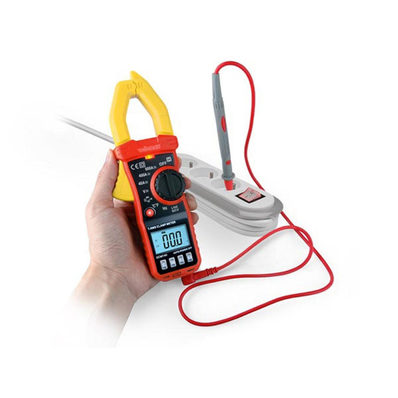 Digital Clamp Meter CAT III, 600V, AC/DC, NCV w/ Data-Hold Function