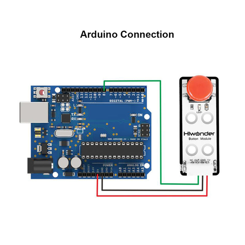 Hiwonder Button Module Robot Sensor Compatible w/ Arduino