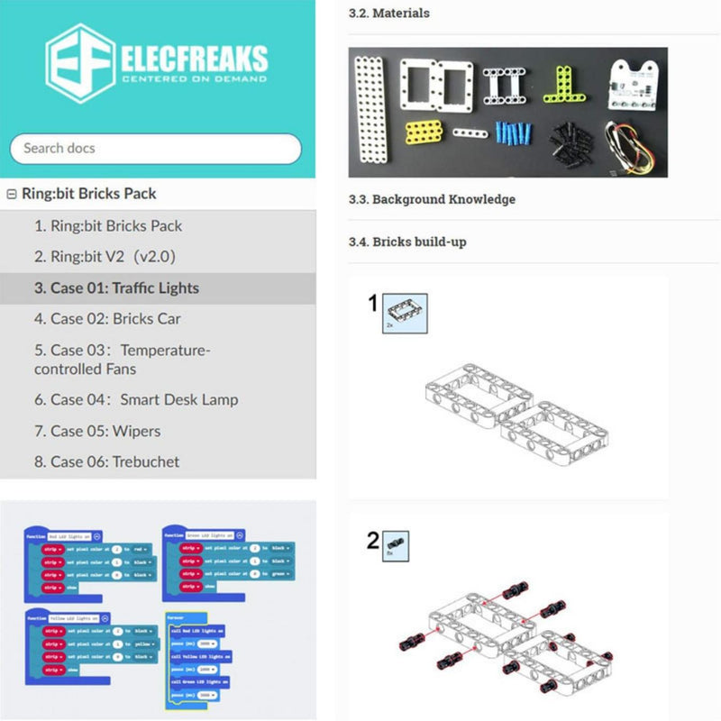 ElecFreaks Ring:bit Bricks Pack