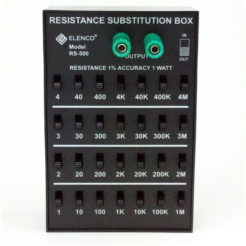 RS-500 Resistor Substitution Box (1% 1W)