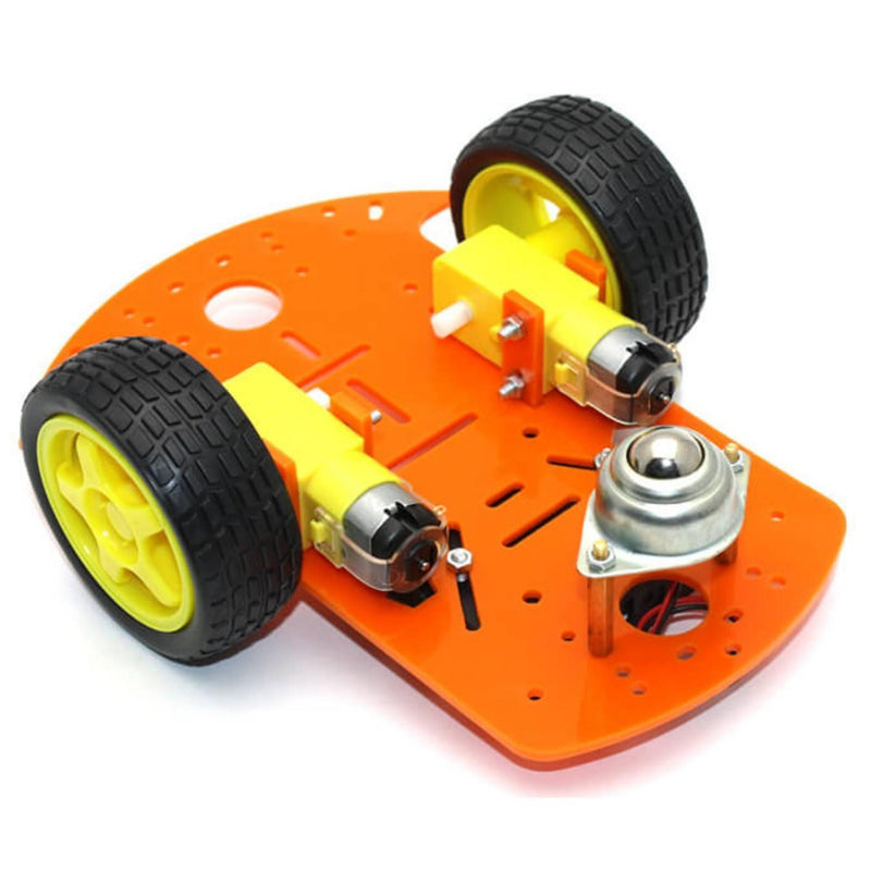 JSumo RoboMOD 2WD Mobile Robot Chassis Kit (Orange)
