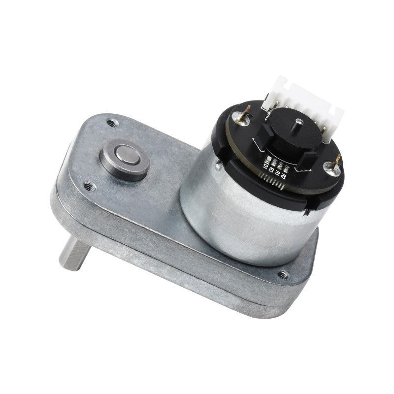 L-shaped All-Metal Permanent Magnet DC Gear Motor, Magnetic Hall Encoder