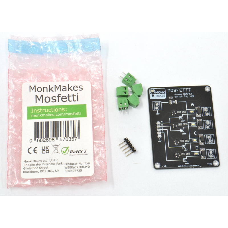 Monk Makes MOSFETTI 4 Way MOSFET Switch
