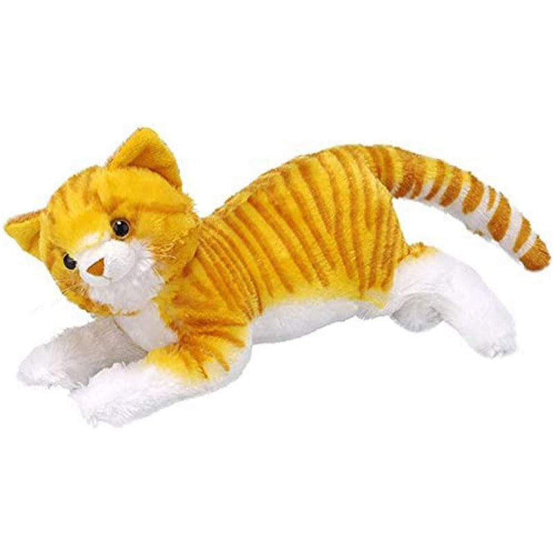 Trendmaster Interactive Plush Robot Cat Orange Stripes
