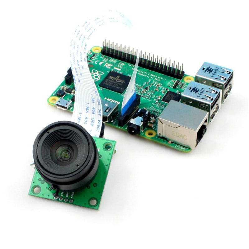 ArduCam OV5647 Camera Board w/ CS Mount for Raspberry Pi