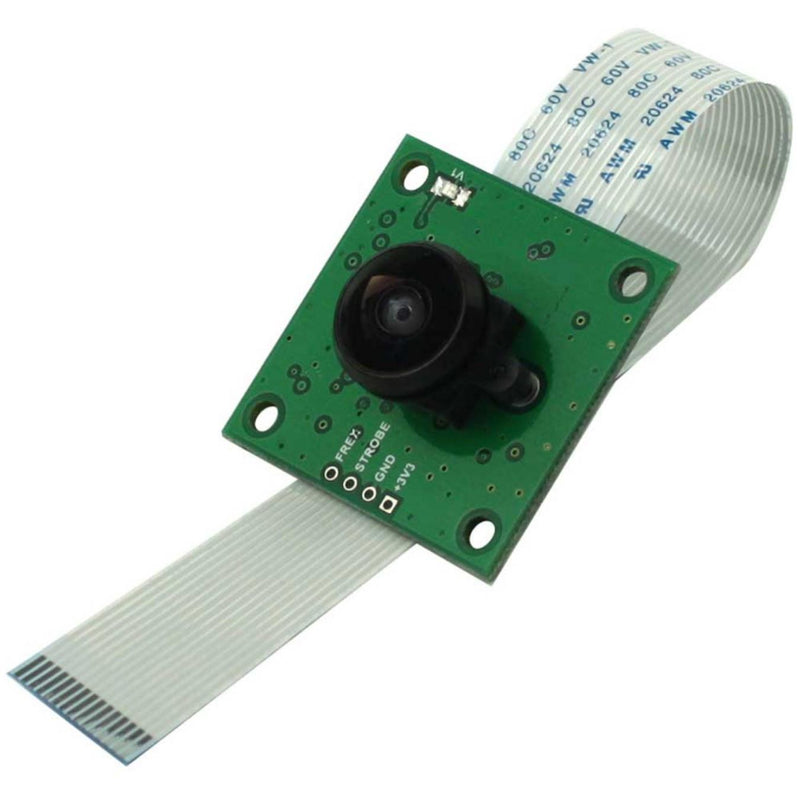 ArduCam OV5647 Camera Board w/ Fisheye Lens M12x0.5 Mount for Raspberry Pi 3