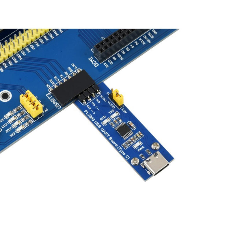 PL2303 USB UART Board (Type C), USB to UART (TTL) Communication Module, USB-C