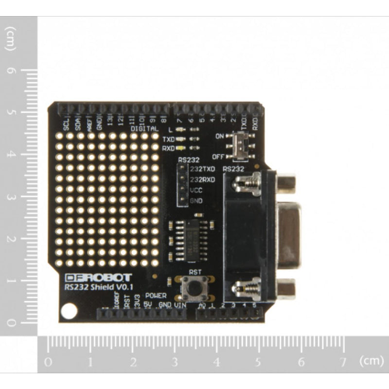 RS232 Shield For Arduino
