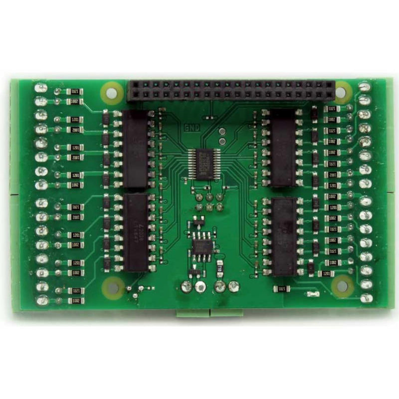 Sequent Microsystems 16 Universal Inputs 8-Layer Stackable HAT for Raspberry Pi
