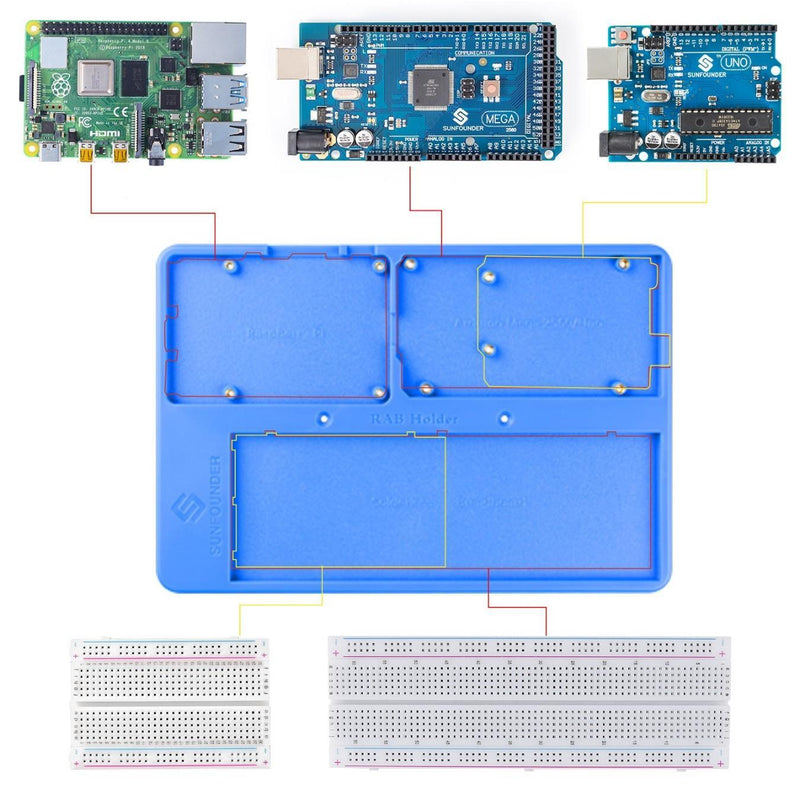 SunFounder RAB Breadboard Holder for Raspberry Pi and Arduino