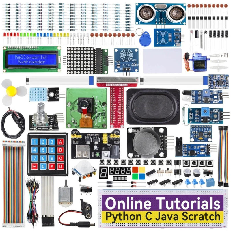 SunFounder Raphael Ultimate Starter Kit for Raspberry Pi 4B/3B+/400