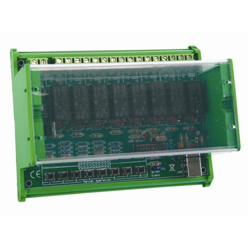 Whadda 8-Channel USB Relay Card (WSI8090)